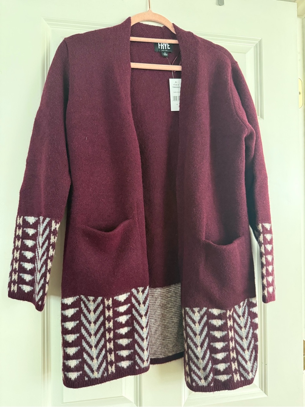 Cozy burgundy sweater
